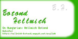 botond hellmich business card